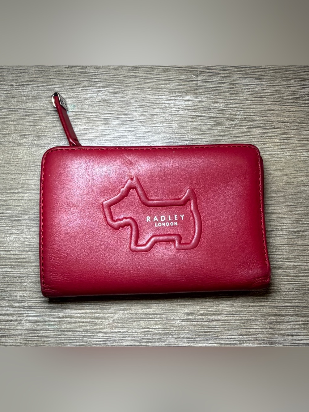 Radley London  Red Leather Zip-Around Wallet